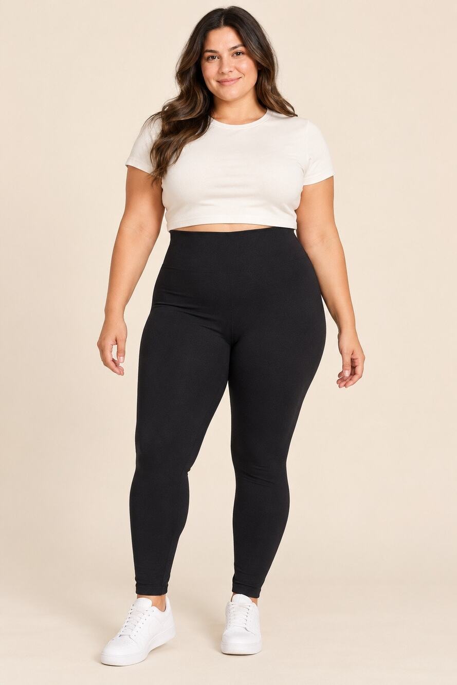 NWT Shapermint Essentials Black High Waisted Shaping Leggings 3XL